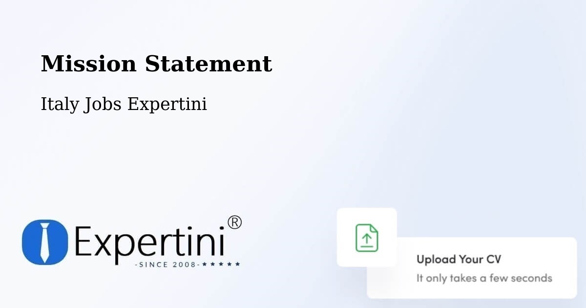 Corporate Mission – Dueville - Italy Jobs Expertini